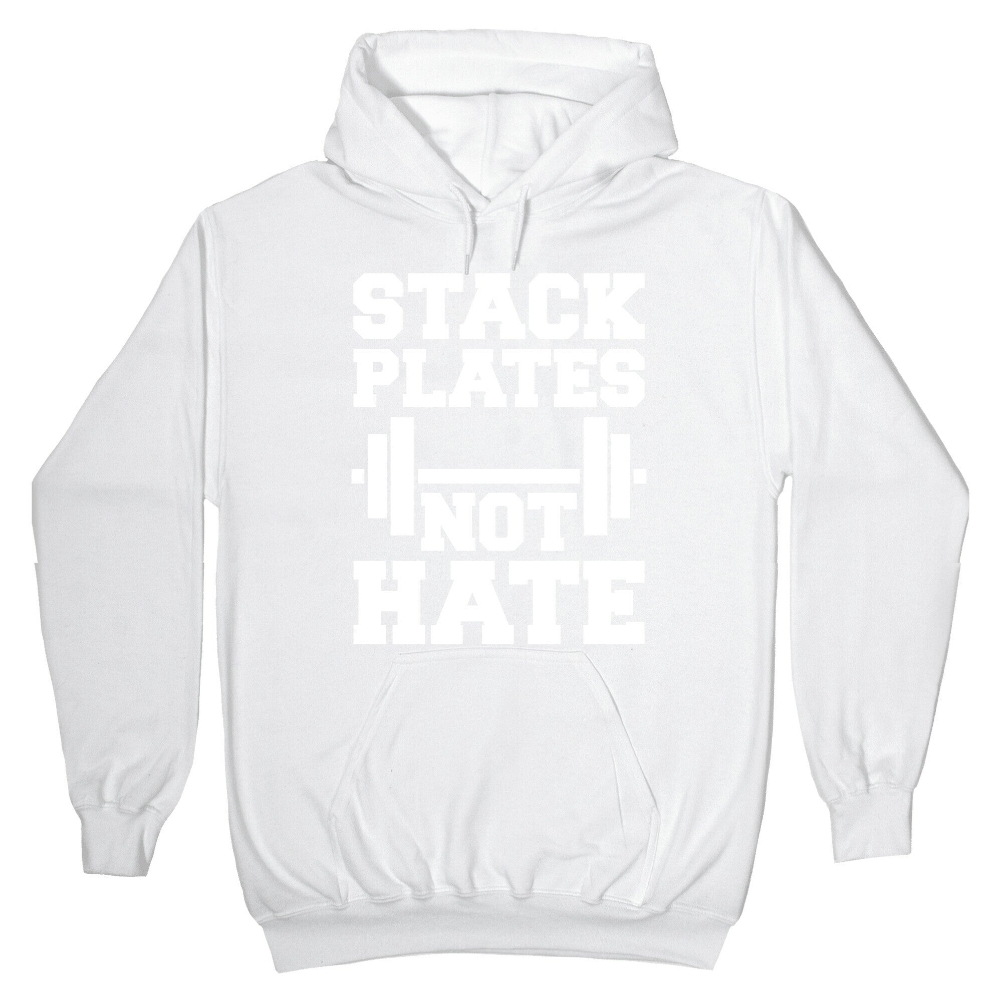 Stack Plates Not Hate Hoodie